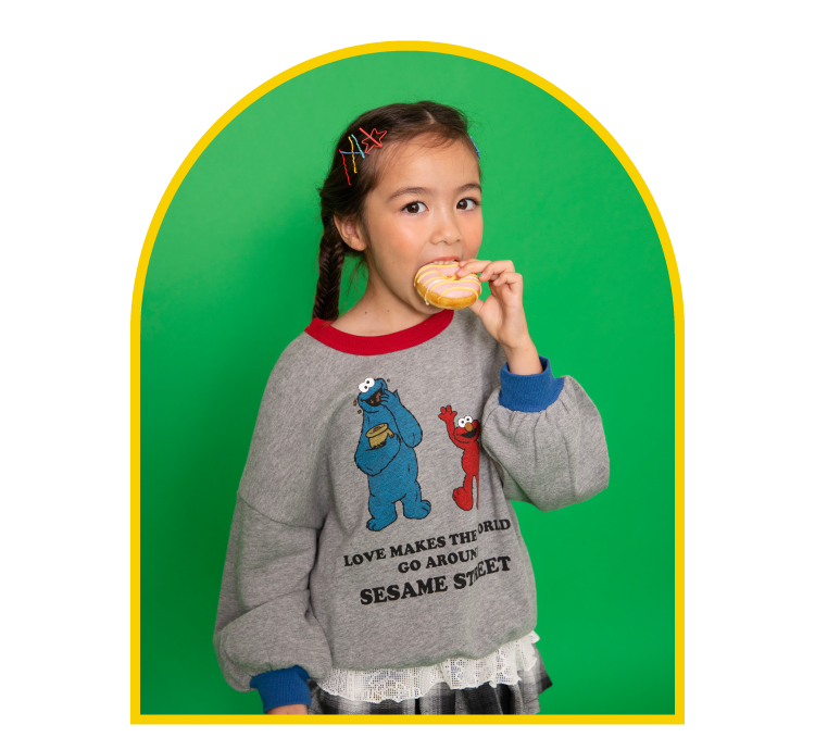 BREEZEのセサミストリート スウェット