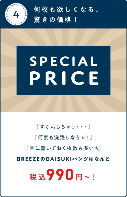 何枚も欲しくなる、驚きの価格！