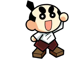 日差しの中でも元気いっぱいむてん丸