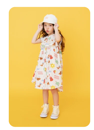 BREEZEの新作シェフワンピース