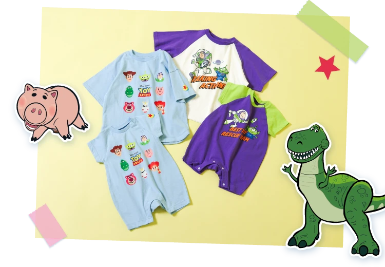 Tシャツとロンパスリンク