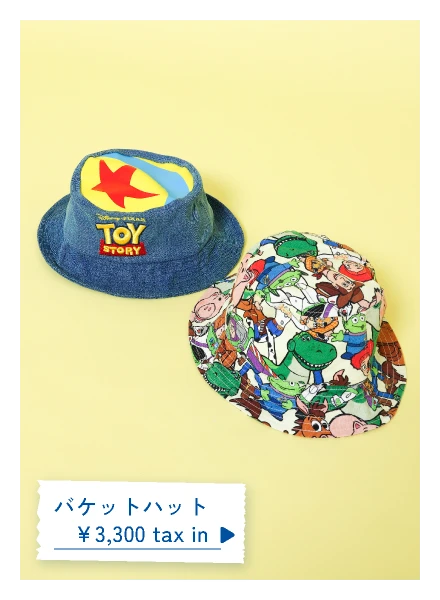 バケットハット ￥3,300tax in