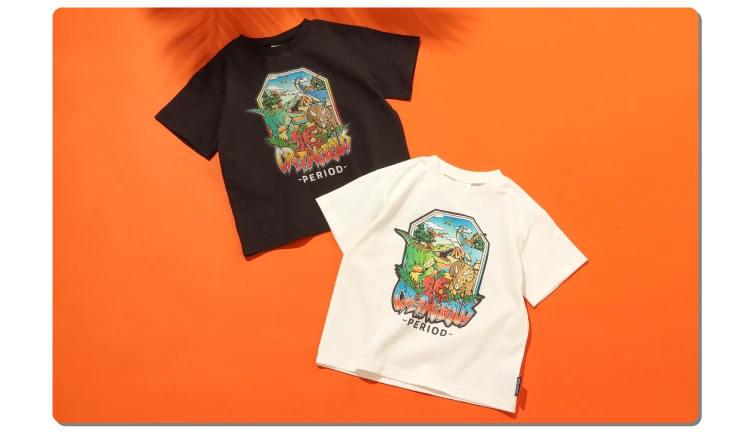DinoアートTシャツ 2,750(税込)