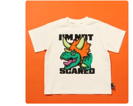 イロイロ恐竜グラフィックTシャツ 1,650(税込)