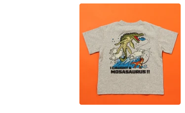 イロイロ恐竜グラフィックTシャツ 1,650(税込)