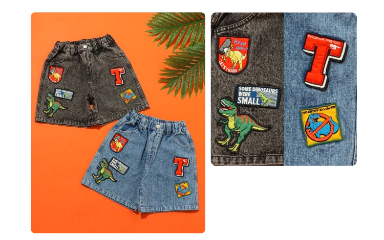 恐竜ワッペンデニムパンツ 4,290(税込)