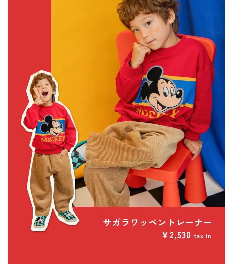 サガラワッペントレーナー　￥2,530 tax in