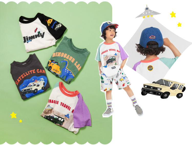 JIMNYコラボバリエーションTシャツ 4色展開
