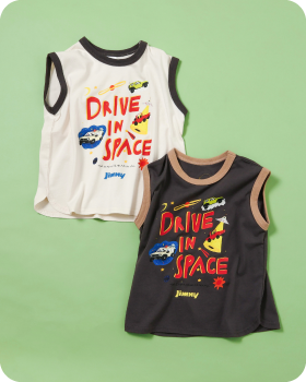 JIMNYコラボノースリーブTシャツ 2色展開