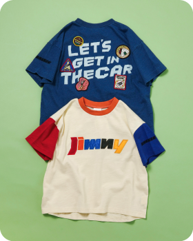 JIMNYコラボワッペンTシャツ 2色展開