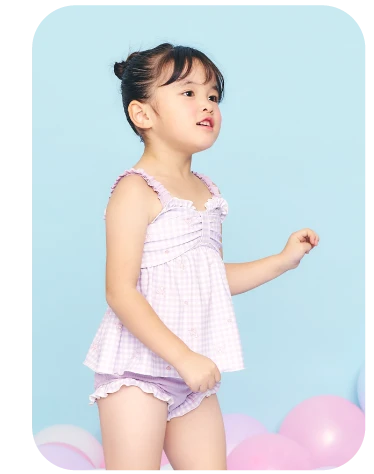 ゆめかわいいキッズ用スイムウェア