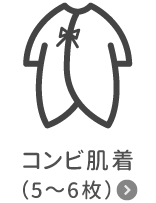 コンビ肌着(5~6枚)