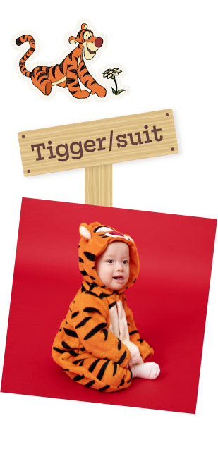 Tigger standing
