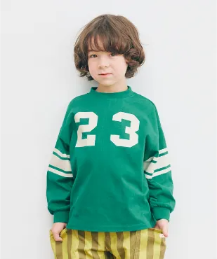 ナンバリング長袖ロゴT