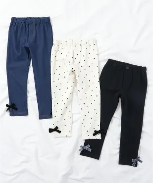 裾リボン/7days Style pants