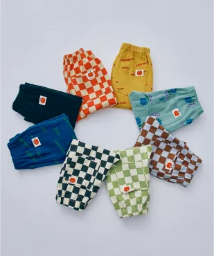 総柄ストレッチレギンスパンツ