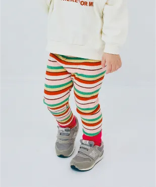 リブレギンスパンツ