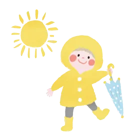 梅雨時期の晴れの日