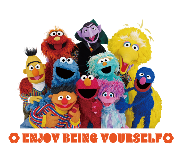 セサミストリートキャラクター集合